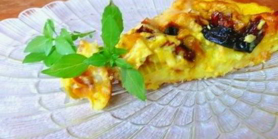 Пицца из кабачков в духовке с сыром