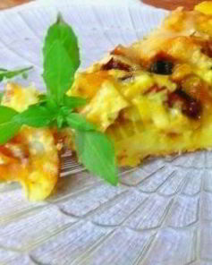 Пицца из кабачков в духовке с сыром