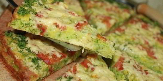 Пицца из кабачков