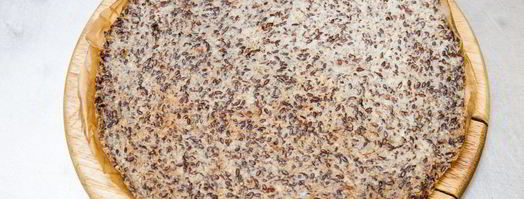 пицца из семян льна и миндаля. Шаг 6