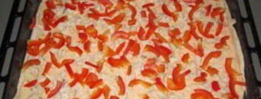 пицца из слоеного бездрожжевого теста. Шаг 7