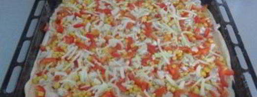 пицца из слоеного бездрожжевого теста. Шаг 10