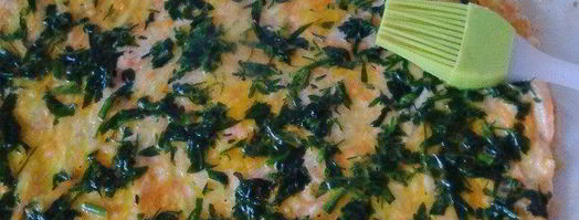 пицца из тыквы с курицей. Шаг 5