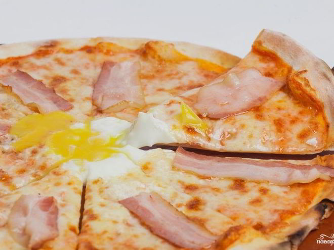 Рецепт пиццы карбонара