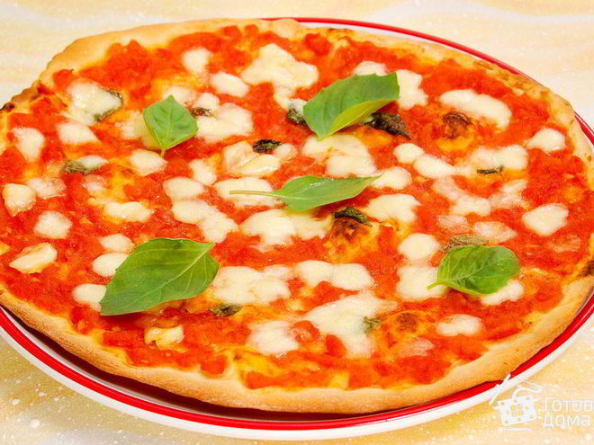 Рецепт пиццы маргариты