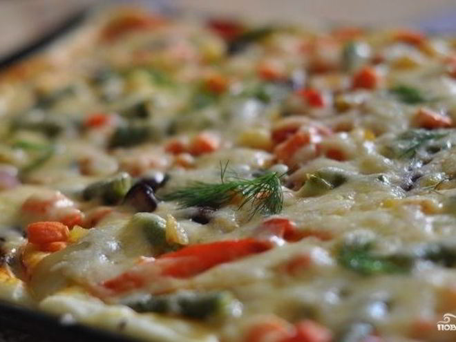 Рецепт пиццы минутка в духовке