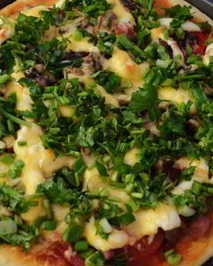 Пицца на дрожжевом тесте