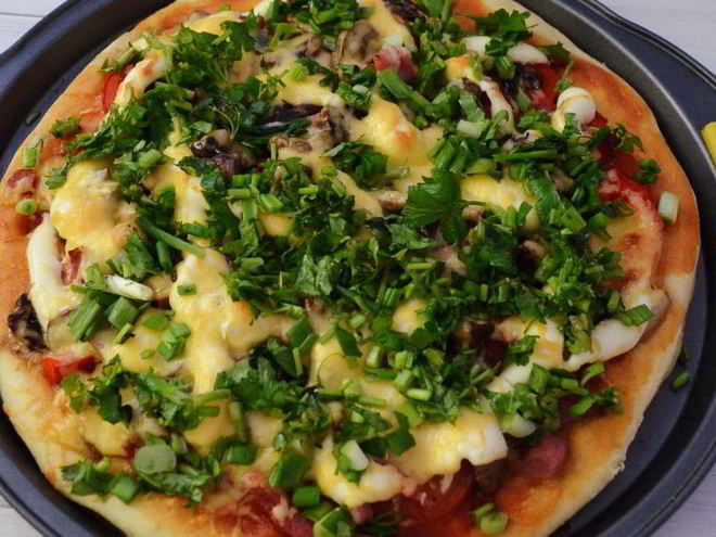 Рецепт пиццы на дрожжевом тесте