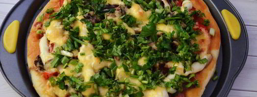 пицца на дрожжевом тесте. Шаг 8