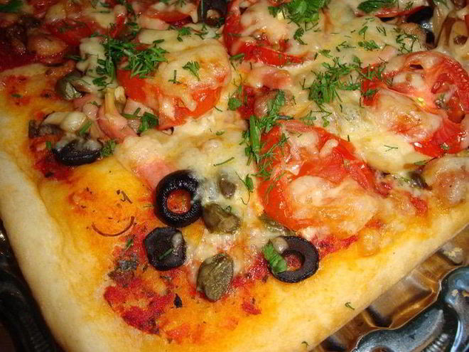 Рецепт пиццы на манке