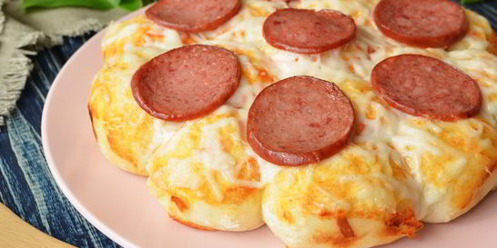 Пицца на шариках из теста