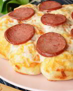 Пицца на шариках из теста