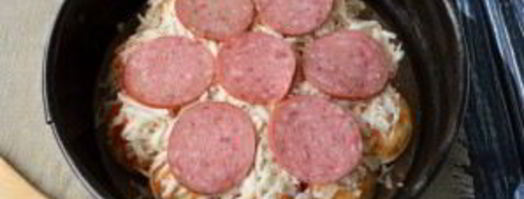 пицца на шариках из теста. Шаг 6