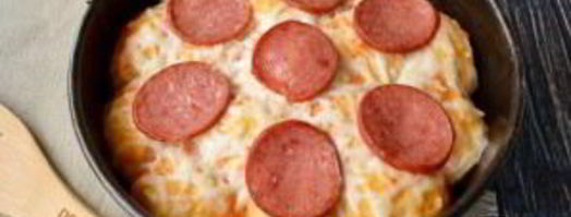 пицца на шариках из теста. Шаг 7