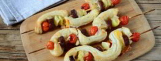 пицца на шпажках в духовке. Шаг 4