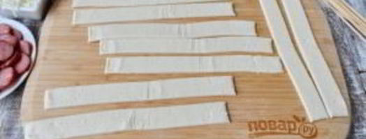 пицца на шпажках. Шаг 2