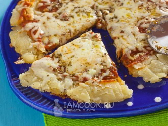 Рецепт пиццы на сковороде без муки