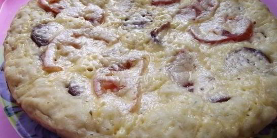 Пицца на сковороде без сметаны