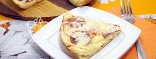 пицца на сковороде за 5 минут. Шаг 12