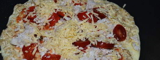 пицца на сковороде. Шаг 5