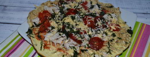 пицца на сковороде. Шаг 6