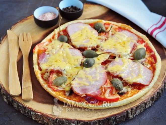 Рецепт пиццы на слоено-дрожжевом тесте