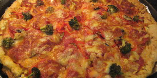 Пицца на сметане в духовке