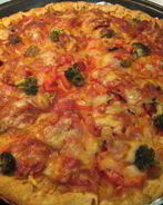 Пицца на сметане в духовке