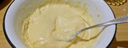 пицца на жидком тесте со свининой, помидорами и перцем. Шаг 5