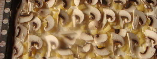 пицца ориентале с белым соусом. Шаг 7