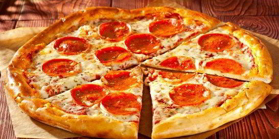 Пицца Пепперони на дрожжевом тесте