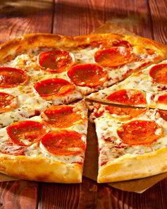 Пицца Пепперони на дрожжевом тесте