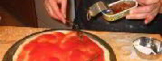 пицца с анчоусами. Шаг 2