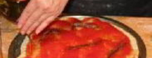 пицца с анчоусами. Шаг 3