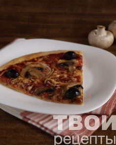 Пицца с грибами