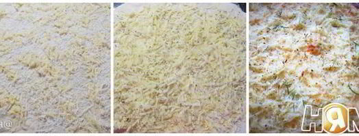 пицца с картофелем и пряными травками. Шаг 2