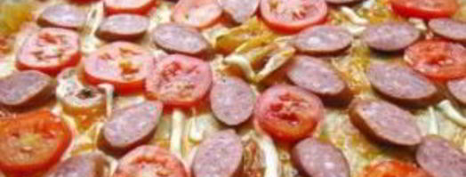 пицца с копченой колбаской. Шаг 6