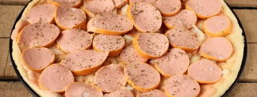 пицца с кукурузой на тесте без дрожжей. Шаг 4