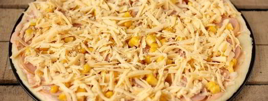 пицца с кукурузой на тесте без дрожжей. Шаг 6