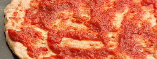 пицца с луком из цельнозерновой муки. Шаг 6