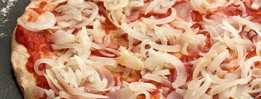 пицца с луком из цельнозерновой муки. Шаг 7