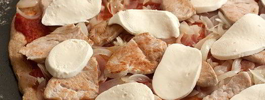 пицца с луком из цельнозерновой муки. Шаг 8