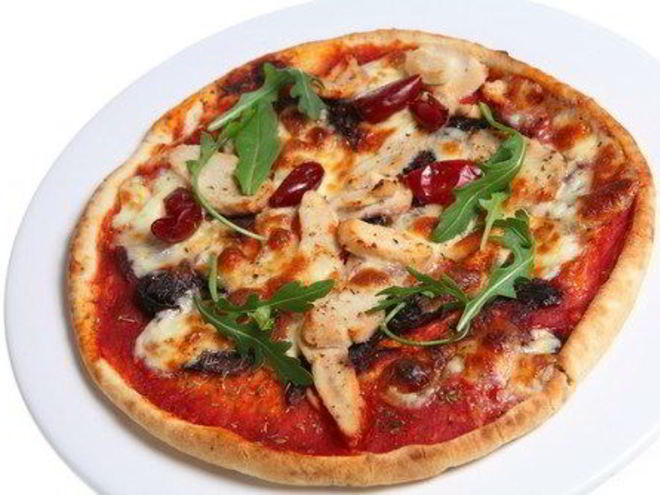 Рецепт пиццы с маринованной уткой