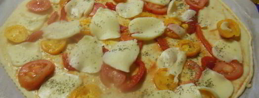 пицца с моцареллой и помидорами. Шаг 11