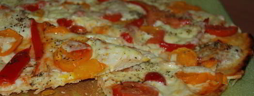 пицца с моцареллой и помидорами. Шаг 14