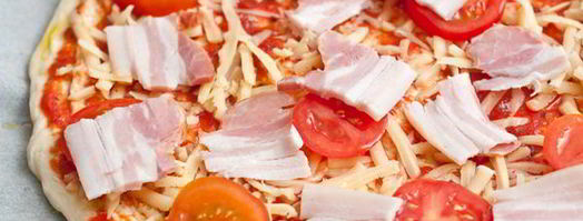 пицца с помидорами и беконом. Шаг 7