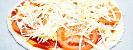 пицца с помидорами. Шаг 13