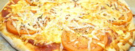 пицца с помидорами. Шаг 14