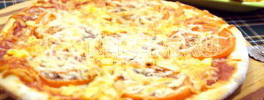 пицца с помидорами. Шаг 15