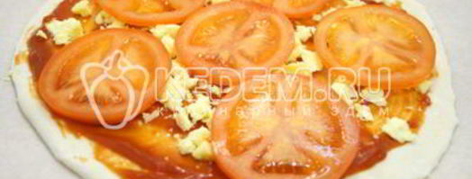 пицца с помидорами. Шаг 10